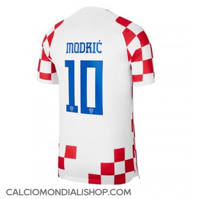 Maglie da calcio Croazia Luka Modric #10 Prima Maglia Mondiali 2022 Manica Corta